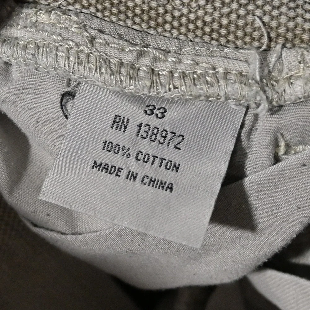 Jetlag Cargo Shorts Mens 100% Cotton Multi Pocket 33 Khaki